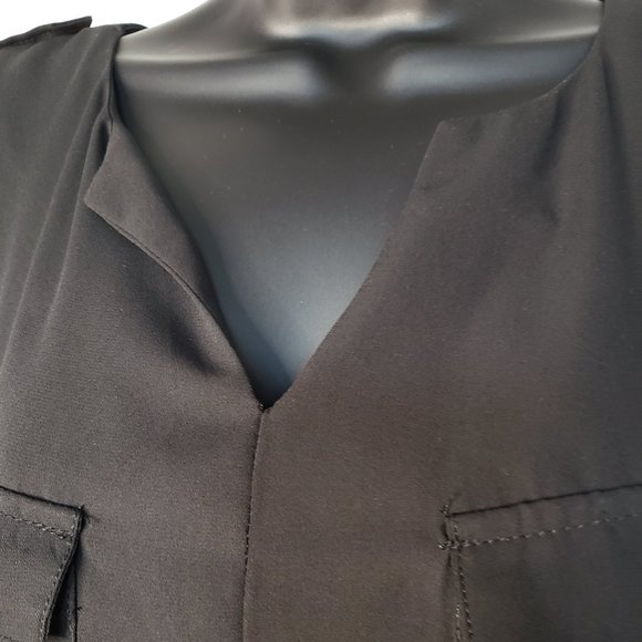 Black V-Neck Tank - Picture 3 of 7